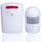 Garage Motion Sensor Security Infrared System White