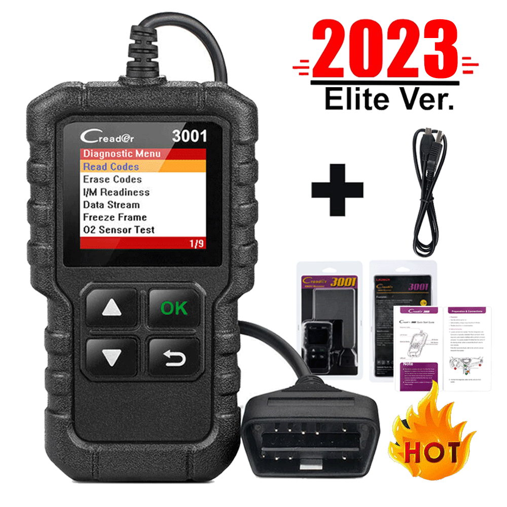Automotive OBD2 Diagnostic Scanner: Check Engine Light and OBD Code Reader
