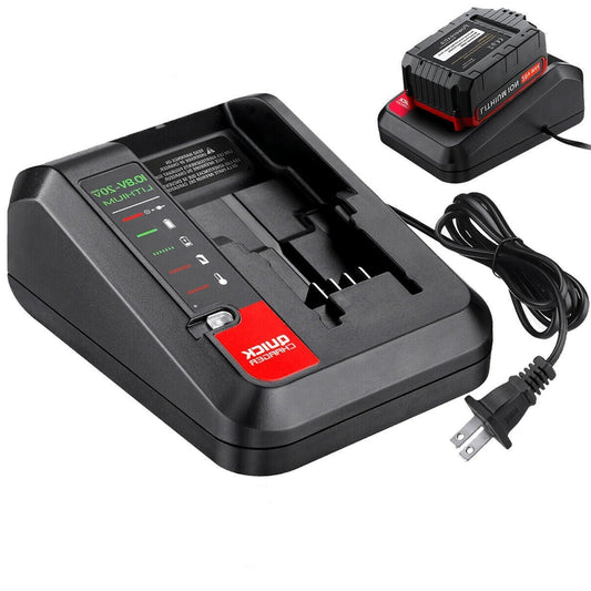 Power Up Faster with 20V MAX Rapid Charger for Black&Decker and Porter Cable 20 Volt Lithium Battery