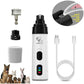 Pet Dog Cat Toe Nail Grinder: Electric File Clippers Grooming Trimmer Tools Included
