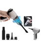 Electric Cordless Car Vacuum Cleaner: Handheld Air Blower Duster for Dry and Wet Messes, Portable
