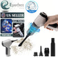 Electric Cordless Car Vacuum Cleaner: Handheld Air Blower Duster for Dry and Wet Messes, Portable