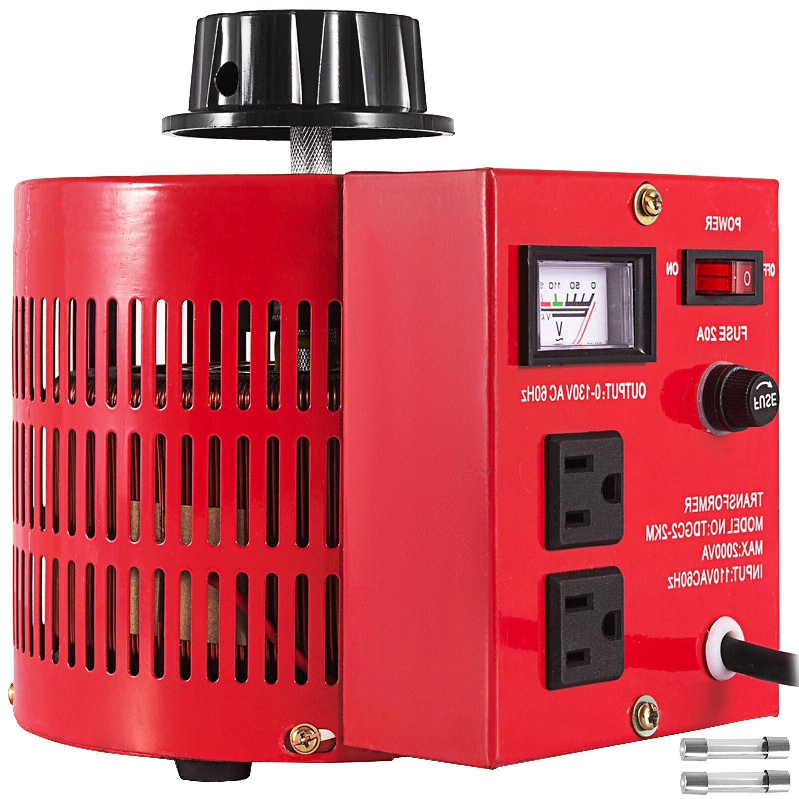 20Amp Variac Transformer Variable AC Voltage Regulator Metered 2000VA ...