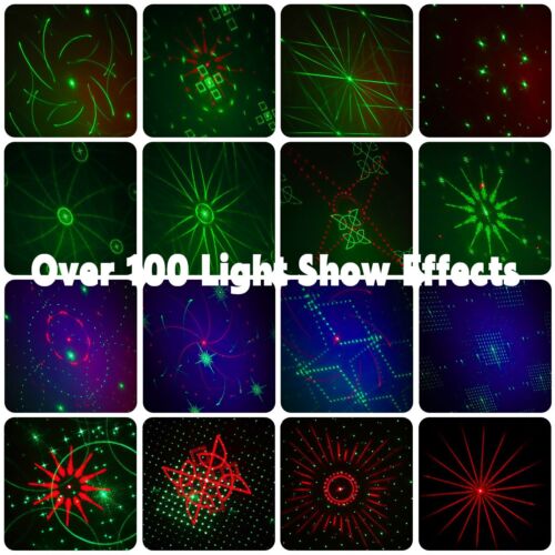 RGB LED Laser Stage Projector with 1024 Patterns for DJ, Disco, KTV & Parties
