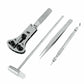 147 pcs Watchmaker Repair Kit: Includes Back Case Remover, Opener, Link Pin, and Spring Bar Tools