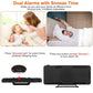 USB-Powered Rotatable LED Projector Clock with Dual Alarms, FM Radio & Snooze Function"