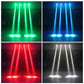 RGBW LED Stage Light with DMX Control for DJ Events, Club Parties, and Spotlighting
