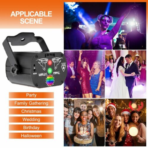 RGB LED Laser Stage Projector with 1024 Patterns for DJ, Disco, KTV & Parties
