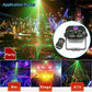 RGB LED Laser Stage Projector with 1024 Patterns for DJ, Disco, KTV & Parties