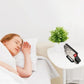 USB-Powered Rotatable LED Projector Clock with Dual Alarms, FM Radio & Snooze Function"
