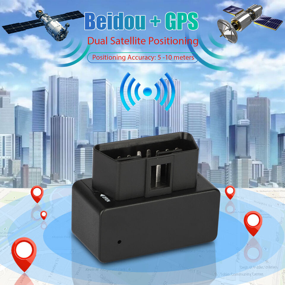 Real-Time OBD2 GPS Tracker: OBD II Locator for Car & Truck Tracking in the US