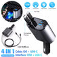 Retractable Car Charger 4 in 1, Fast Car Phone Charger with Cord 2.6ft, USB C and Apple Car Charger Adapter, Compatible with iPhone 16 15/15 Pro Max/14/13/12/11, Galaxy, Pixel