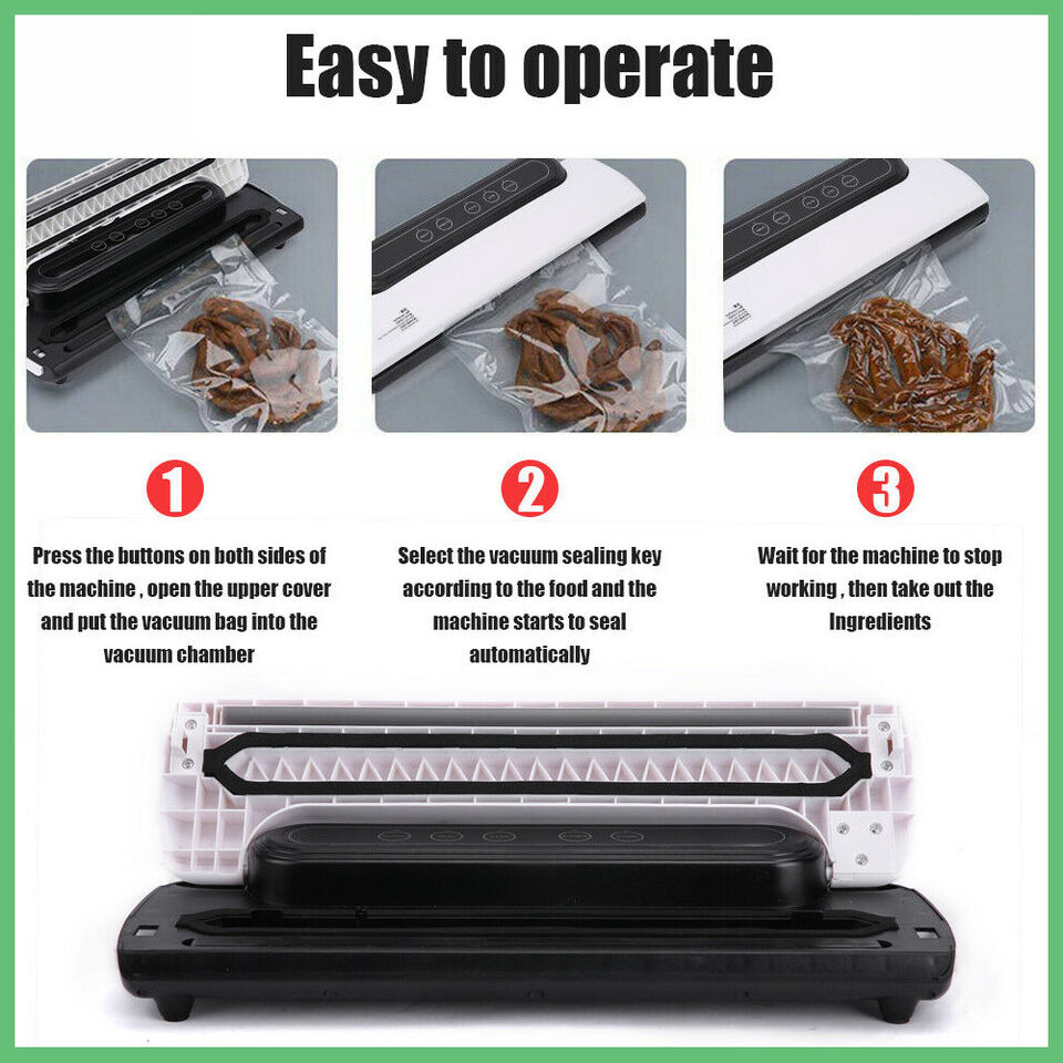 Commercial Vacuum Sealer Food Saver System with FREE Bags