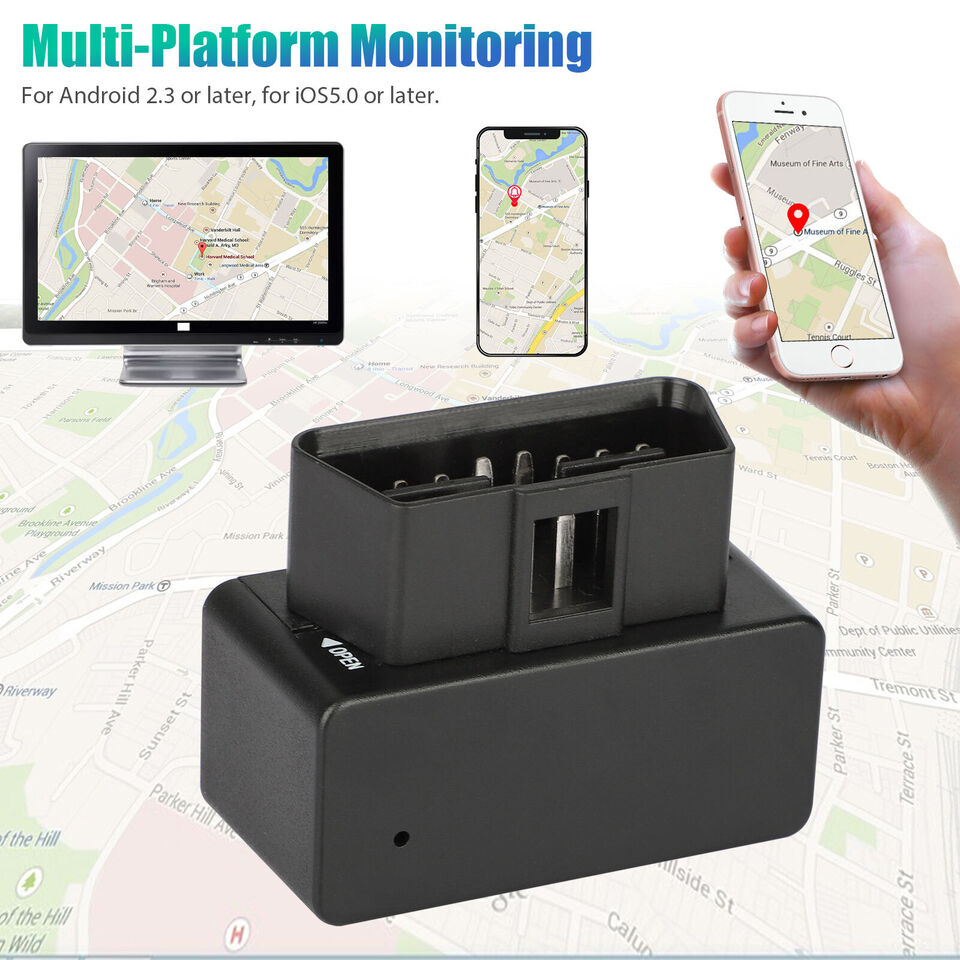 Real-Time OBD2 GPS Tracker: OBD II Locator for Car & Truck Tracking in the US