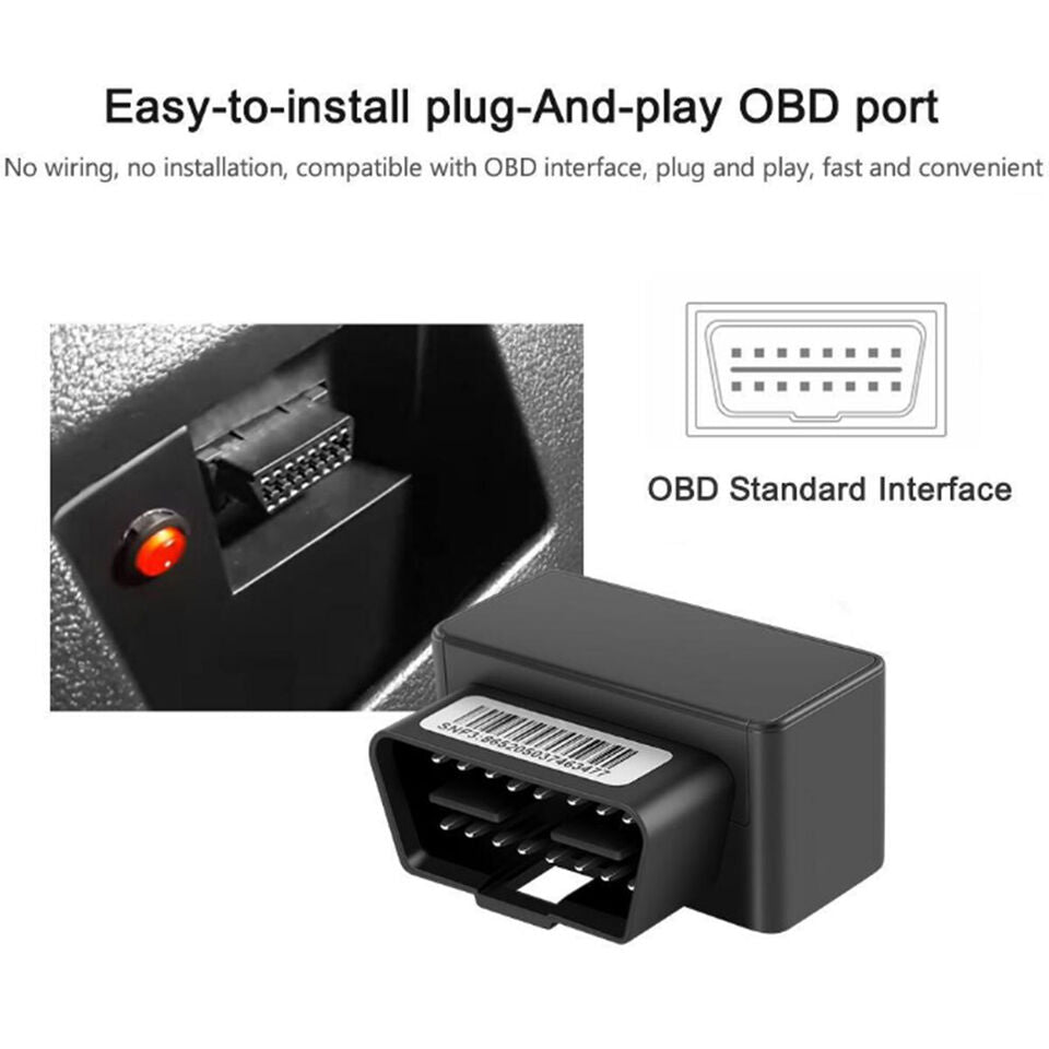 Real-Time OBD2 GPS Tracker: OBD II Locator for Car & Truck Tracking in the US