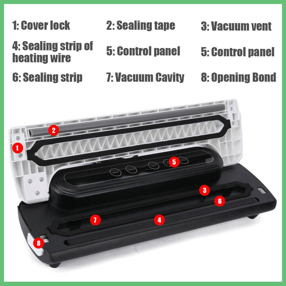 Commercial Vacuum Sealer Food Saver System with FREE Bags