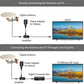 HDTV Outdoor Amplified TV Antenna 360° Omni-Directional Digital HD 1080P 4K (Homes, RVs, Yachts)