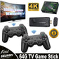 HDMI 4K Retro Game Stick Console – 64GB with 20,000+ Classic Games & 2 Wireless Controllers