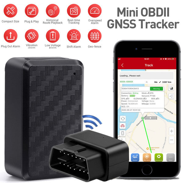 Real-Time OBD2 GPS Tracker: OBD II Locator for Car & Truck Tracking in the US