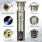 Professional Men's Beard & Hair Trimmer Kit: Cordless T-Blade Shaver & Barber