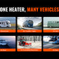 5KW 12V Diesel Air Heater with LCD & Remote – 15L Tank for Car, RV, Truck, Boat, Trailer