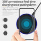 Fast Wireless Charging Pad Dock Compatible with Samsung, iPhone, and Android Cell Phone