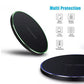 Fast Wireless Charging Pad Dock Compatible with Samsung, iPhone, and Android Cell Phone