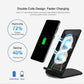 Fast Wireless Charging Pad Stand Dock Compatible with Samsung Galaxy, iPhone, and Other Smartphones