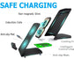 Fast Wireless Charging Pad Stand Dock Compatible with Samsung Galaxy, iPhone, and Other Smartphones