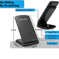Fast Wireless Charging Pad Stand Dock Compatible with Samsung Galaxy, iPhone, and Other Smartphones