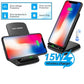 Fast Wireless Charging Pad Stand Dock Compatible with Samsung Galaxy, iPhone, and Other Smartphones