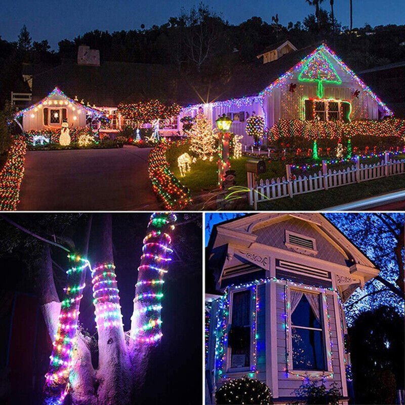 100-400 LED Solar Power String Fairy Lights Garden Outdoor Party Christmas Lamp