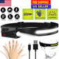 LED Headlamp USB Rechargeable Headlight Torch