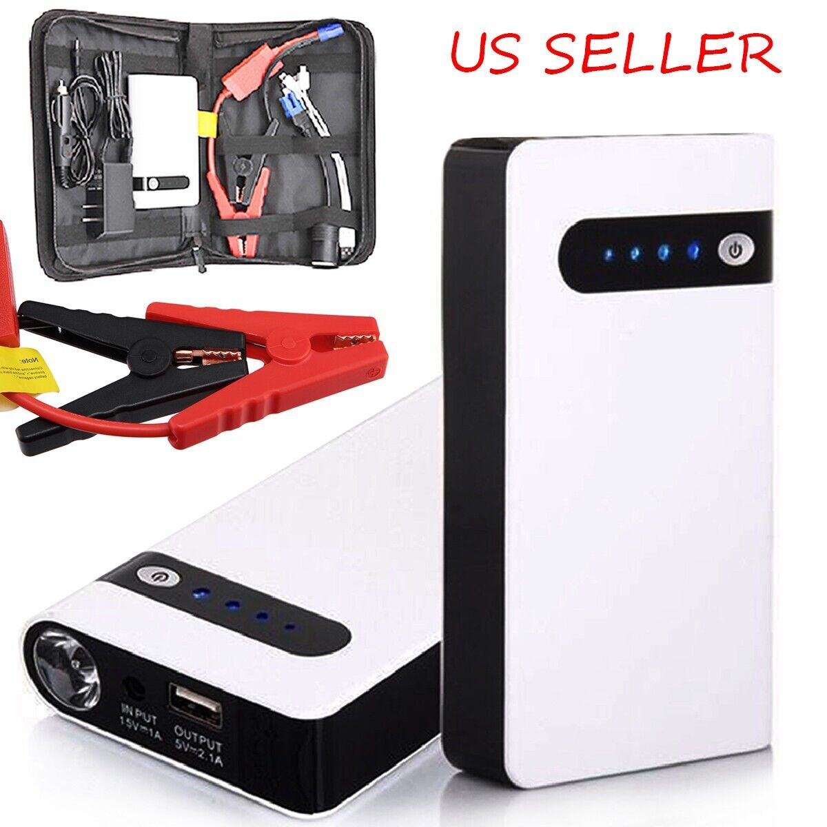 Portable Car Jump Starter 20000mAh with Flashlight