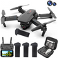 5G 4K Dual-Camera Drone with GPS | Foldable, WiFi FPV, 4 Batteries Included