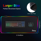 RGB Gaming Mouse Pad Oversized 31.5×11.8 inches