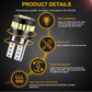 LED Car Bulbs Interior 10PCS T10 194 168 24SMD