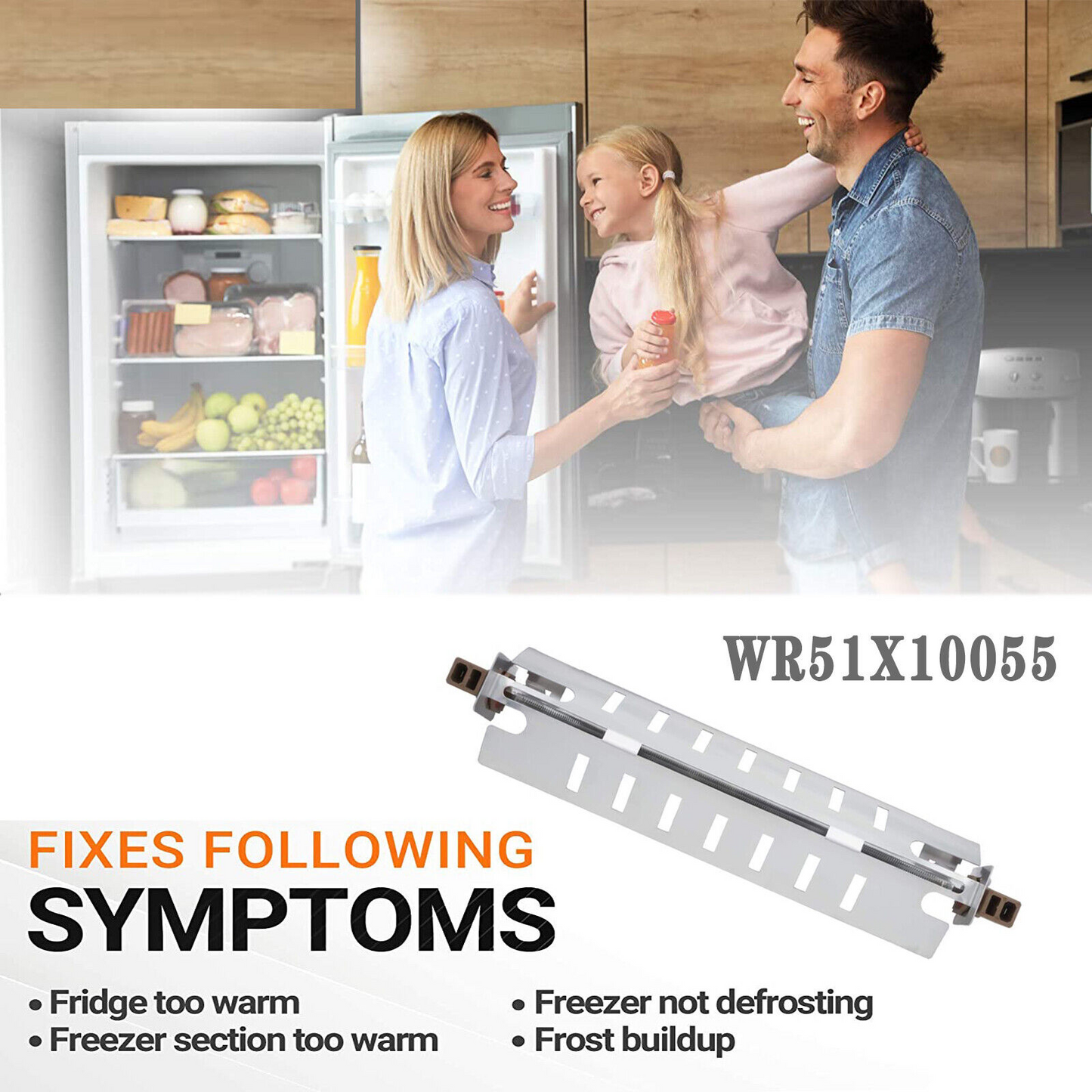 Refrigerator Defrost Heater WR51X10055  WR51X10030 AP3183311 Replacement