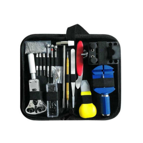 147 pcs Watch Repair Kit Watchmaker Back Case Remover Opener Link Pin Spring Bar