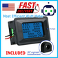 AC Power Meter with LCD Display & Current Transformer – 110V-250V, 100A, Overload Alarm & Energy Monitoring