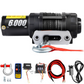 6000LBS Electric Winch 12V Synthetic Rope Tow Truck Trailer ATV UTV Offroad Boat