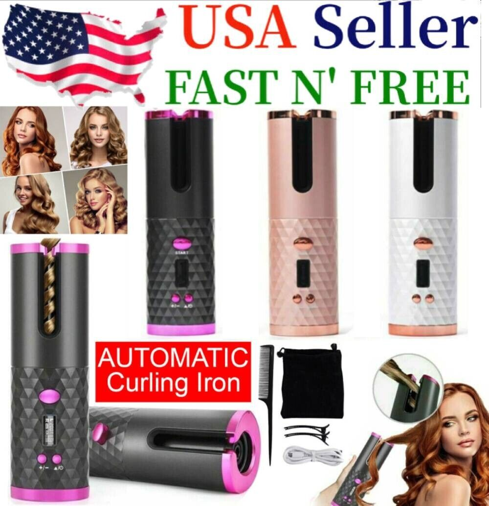 Portable Hair Curler Ceramic Wireless