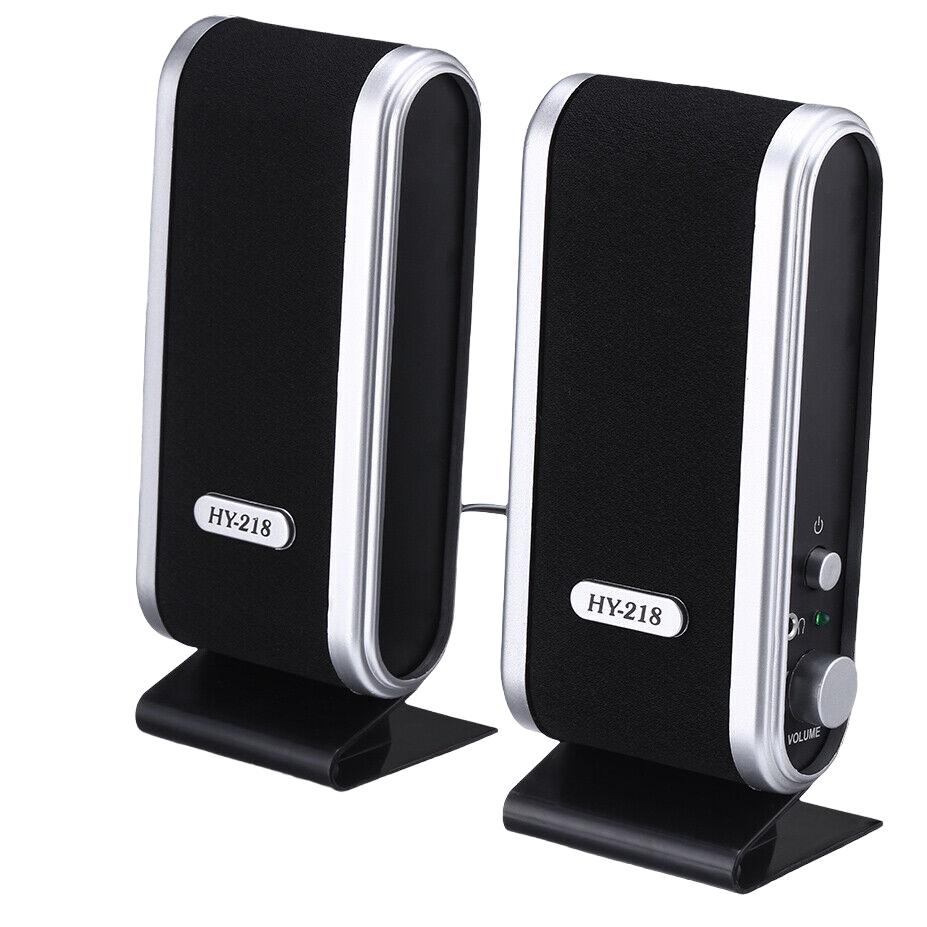 PC Computer Speakers 2.0 Stereo USB 3.5 mm Jack