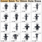 780 Pcs Car Retainer Nylon Auto Fasteners Push Trim Clips Pin Rivet Bumper Kit