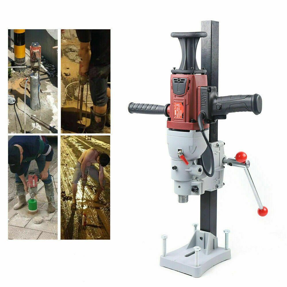 2200W Diamond Core Drill Concrete Drilling Machine Wet/Dry 180mm With Stand NEW