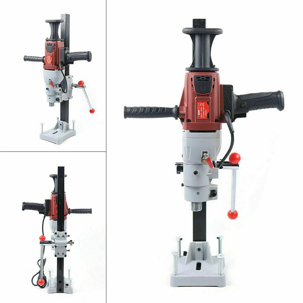 2200W Diamond Core Drill Concrete Drilling Machine Wet/Dry 180mm With Stand NEW