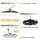 240W Led High Bay Light Factory Warehouse Industrial Shop Light with US Plug