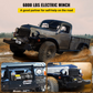 6000LBS Electric Winch 12V Synthetic Rope Tow Truck Trailer ATV UTV Offroad Boat