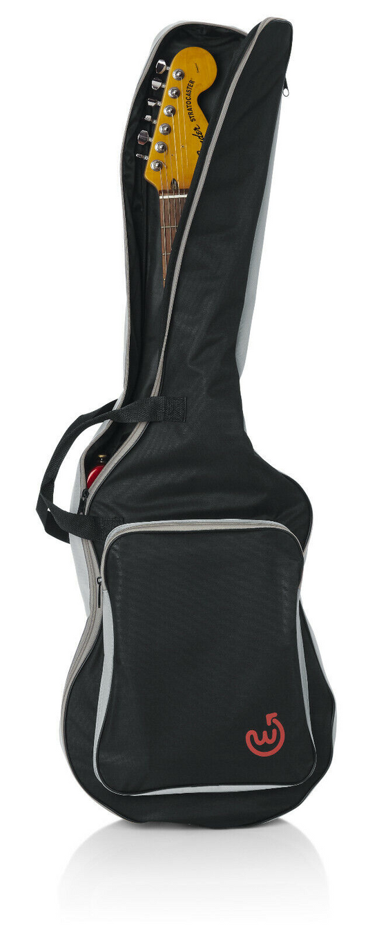 Lightweight Electric Guitar Padded Gig Bag with Backpack Straps