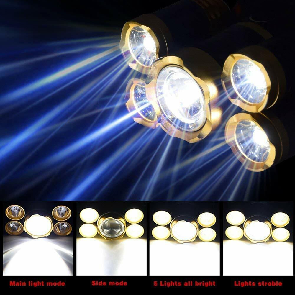 LED Headlamp Headlight Flashlight Head Torch Lamp (Waterproof)